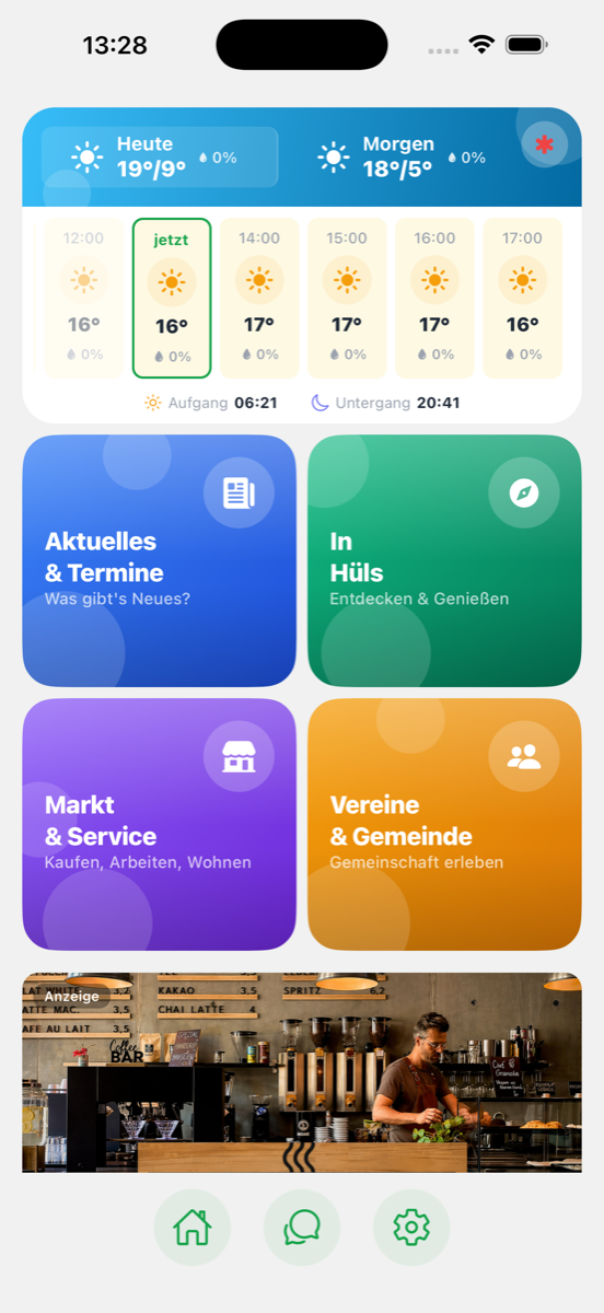 Wetter-Vorhersage für Hüls